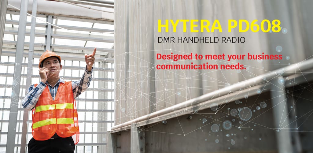 Hytera PD608 Digital Walkie Talkie: Feature-rich, Innovative, IP67-rated, and more